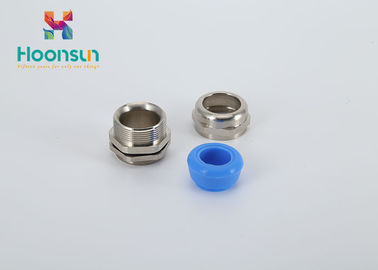Waterproof a glândula de cabo de alta temperatura com selo azul/branco do silicone