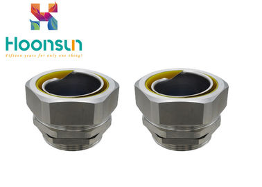 Encaixes de mangueira hidráulicos IP65 do metal da tubulação de SS304 SS316L de aço inoxidável