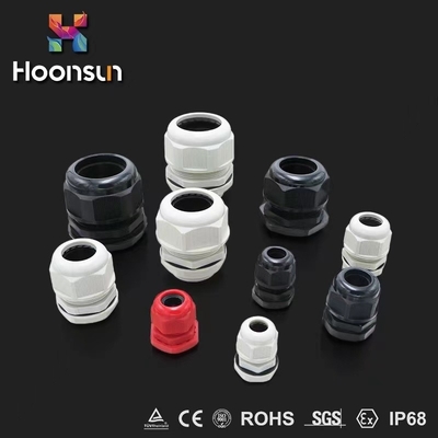 Glândula de cabo IP68 de nylon impermeável Dustproof da linha M25 com cores personalizadas traseiras