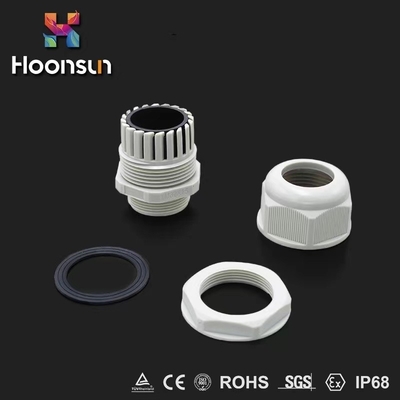 Glândula de cabo IP68 de nylon impermeável Dustproof da linha M25 com cores personalizadas traseiras