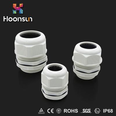 Glândula de cabo IP68 de nylon impermeável Dustproof da linha M25 com cores personalizadas traseiras